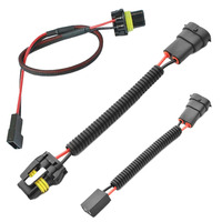 Harness Kabel Kustom SW H7 H11 9005 H4 H13 Adaptor Lampu Depan Harness Kabel H7 H11 9005 H4 H13 Perakitan Kabel dan Kawat Mobil