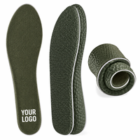 Semelles intérieures double couche en EVA absorbant les chocs avec base antidérapante Pebble Grip, coussin sportif personnalisé avec logo pour la course et le basketball