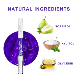 Stylo de beauté dentaire violet, éliminateur de taches profondes, blanchisseur de dents portable pour voyage - Product Image 6