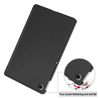 Étui de protection pour tablette en cuir PU magnétique mince à trois volets avec coque rigide pour Lenovo Tab 10.1 2025 TB-311FU/TB-311XU