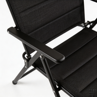 Chaise pliante multifonctionnelle à 2 positions réglables, nouvelle conception, imperméable, séchage rapide, structure métallique, chaise pliante de jardin