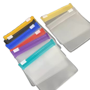 Bolsas de PVC duraderas para joyería, con fondo transparente y cierre hermético, para relojes, anillos, bolsa transparente para artículos de aseo de viaje - Product Image 1