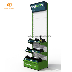 Phần Cứng Hiển Thị Kệ Mẫu Hiển Thị Kệ Kim Loại Pegboard Công Cụ Hiển Thị Đứng - Product Image 2