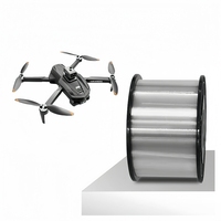 Precio de Fábrica G652D G657A1 G657A2 50.4km/rollo 60km/rollo Cable de Fibra Óptica Monomodo de 0.25mm en Bobina para Dron FPV