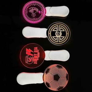 Customized Central Control LED Illuminated <b>Light</b> Sign Fan <b>Star</b> Interactive Atmosphere Prop Acrylic Illuminated Hand Sign <b>Light</b> - Product Image 3