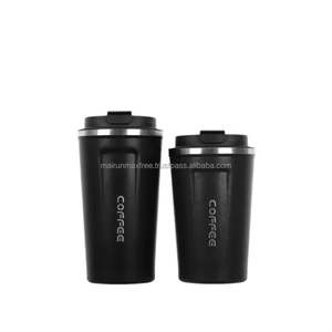 Nouvelle tasse à café intelligente à double paroi en acier inoxydable 2023 avec affichage de la température LED sur le couvercle, cadeaux d'affaires - Product Image 1