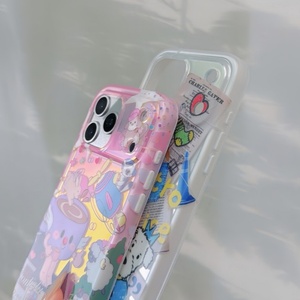Coque de téléphone double IMD 2-en-1 motif dessin animé chien lapin chat mignon pour filles, compatible iPhone 13 14 15 16 17 Pro Max, personnalisable OEM - Product Image 3