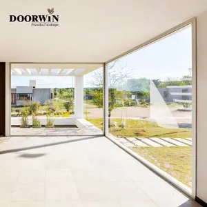 Doorwin Customized Hurricane Impact Resistance Thermal Break Aluminum Double Glazed Window Fixed Window For House