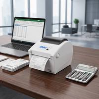 Recrutement d'agents : Imprimante thermique SNBC Source Factory BTP-LF460 avec ensemble complet de codes-barres pour l'achat d'étiquettes de suivi de colis transfrontaliers