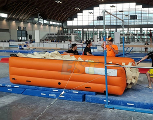 Logo personnalisé, protection d'entraînement de gymnastique de haute qualité, fosse à mousse gonflable, fosse à air gonflable, piste d'air - Product Image 2