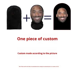 Khẩu trang trùm đầu in kỹ thuật số họa tiết người nổi tiếng, chất liệu polyester thoáng khí, dùng cho các bữa tiệc và ngày lễ - Product Image 6