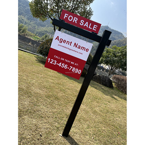 Letrero de Vinilo para Exteriores Fentech de 36x72 Pulgadas, Color Negro, para Jardín - Product Image 1