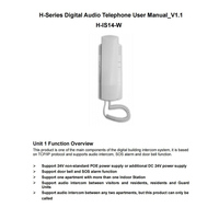 Interphone audio GVS, combiné de porteuse intérieure, installation facile, matériau ABS, sonnette téléphonique