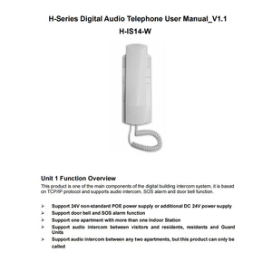 <span class=keywords><strong>Interphone</strong></span> audio GVS, combiné de porteuse intérieure, installation facile, matériau ABS, sonnette téléphonique - Product Image 5