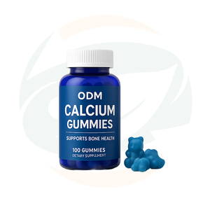 Complément alimentaire en gommes au calcium pour adultes, marque privée OEM, soutient l'amélioration de la densité osseuse, gommes au complexe de calcium, vitamines, énergie - Product Image 1