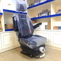 Sedile Cabina Escavatore Hongyang -7-9-VS Originale Nuovo di Alta Qualità con Schienale in Legno Ammortizzante e Cuscino in Spugna - 6 Mesi di Garanzia