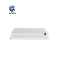 Plafonnier LED Carré Encastré Moderne 36W 40W Lumière Jaune IP65 Étanche ETL pour Salles Blanches et Fabrication Pharmaceutique Sensible