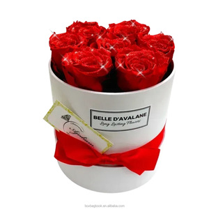 Cajas <span class=keywords><strong>de</strong></span> Rosas con Logotipo Personalizado, Ramos <span class=keywords><strong>de</strong></span> <span class=keywords><strong>Flores</strong></span>, Embalaje <span class=keywords><strong>de</strong></span> Terciopelo Suave, Caja <span class=keywords><strong>de</strong></span> Regalo <span class=keywords><strong>de</strong></span> <span class=keywords><strong>Flores</strong></span> para Boda Cuadrada o Redonda <span class=keywords><strong>de</strong></span> Cartón con Cajón - Product Image 2