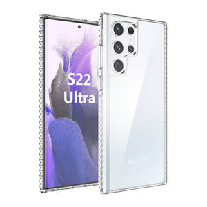 Per <span class=keywords><strong>Samsung</strong></span> <span class=keywords><strong>S22</strong></span> <span class=keywords><strong>Ultra</strong></span> <span class=keywords><strong>custodie</strong></span> trasparenti in cristallo trasparente acrilico e TPU antiurto antigraffio cover antiurto - Product Image 5