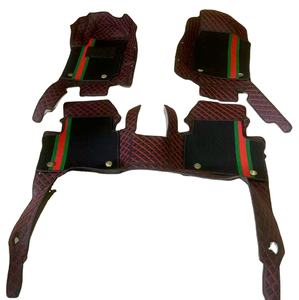 PVCレザーカーマット新デザインカバー敷居高級レザー + コイルフォーチュナーカーマット - Product Image 1