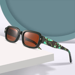 공장 직판 사용자 정의 로고 작은 프레임 아세테이트 선글라스 <span class=keywords><strong>2025</strong></span> 편광 Uv400 고급 선글라스 여성 - Product Image 1