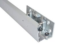 Herrajes para puerta de Granero corrediza flotante de 38 ", cierre suave, montaje en pared Interior, Kit rodante de pista oculta