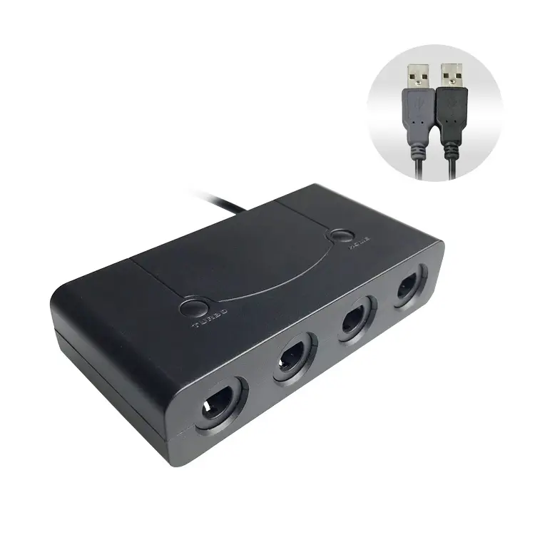 อะแดปเตอร์ควบคุม GameCube สำหรับ Wii U /PC/ USB และสวิตช์/4พอร์ต