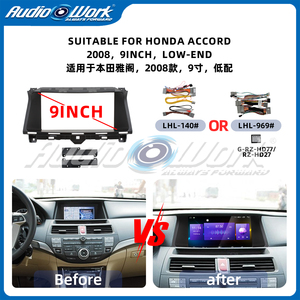 Kit de Radio para Auto Android de 9 Pulgadas, Reproductor de DVD para Honda Accord 2008, Marco para Radio de Auto - Product Image 2