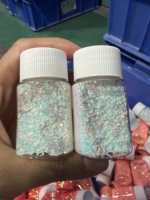 Polvere Glitter Iridescente Aurora in PET, Fiocchi Perlanti per Nail Art, Decorazioni Fai-da-Te in Silicone, Vendita all'Ingrosso
