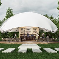 Tente Dôme Grande Taille Prix Usine pour Mariages en Plein Air, Salons Professionnels, Événements 12m-50m – Imperméable, Ignifuge, Résistante au Vent, Quatre Saisons
