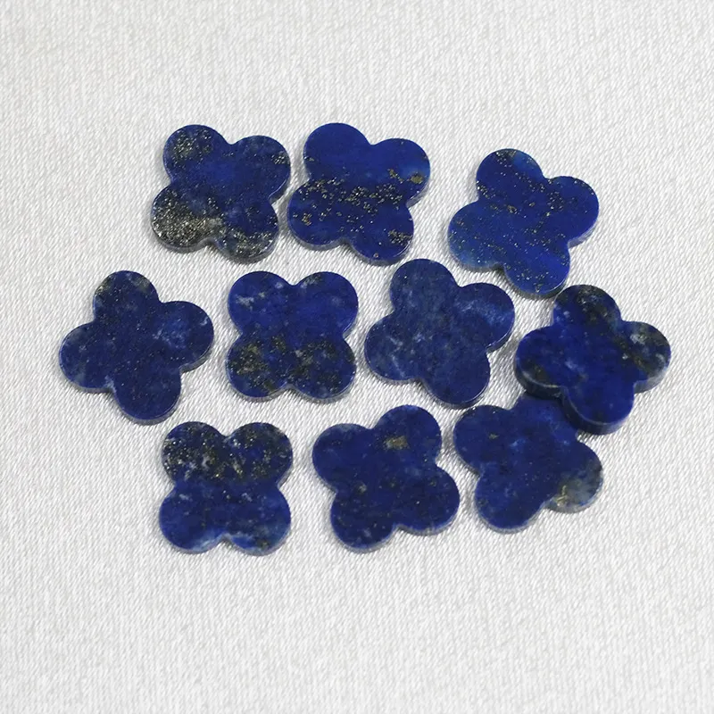 Pedras De Trevo De Lapis Lazuli Pedra Natural Trevo De Quatro Folhas Alta Qualidade Natural Lapis Lazuli Pedra De Trevo De Quatro Folhas
