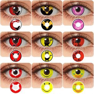 Livraison Gratuite Lentilles de Contact Cosplay Lentilles Psyché Lentilles de Contact Oculaires Lentilles de Couleur Annuelles Lentilles Halloween - Product Image 6