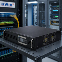 Convertisseur de puissance triphasé industriel 220 VDC 5 kVA 4000 W 19 pouces à montage en rack haute efficacité fabriqué en Chine