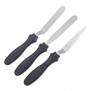 3-Piece Stainless Steel <b>Cake</b> Icing Spatula Set Top Seller Home Baking Tools-Food Shovel Butter Cream Knife Metal PC - Product Image 6
