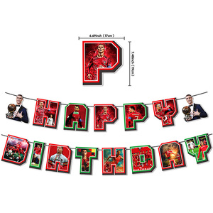 Decoraciones para Fiestas de Cumpleaños con Temática de Estrellas de Fútbol para Niños, Artículos para Fiestas de Cumpleaños con Temática de Balones Deportivos con Globos, Regalos para Niños y Adolescentes - Product Image 2