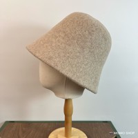 Chapeau Bob Femme en Laine Mélangée Couleur Unie, Style Vintage Cloche, Chaud Automne Hiver, à Bord Court en Feutre, Vente en Gros