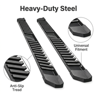 Offroad Car Modification Parts Pickup Truck Stainless Steel Side Running Boards Side Steps Foot for Dodge Ram Pickup