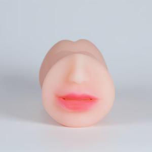 Оптовая продажа с фабрики: Мужской мастурбатор 2-в-1, реалистичный на ощупь, из безопасного материала, искусственная вагина, глубокая имитация горла, игрушка из ТПЭ, размер M - Product Image 2