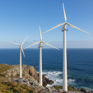 Aerogenerador de 10kw, Planta de Energía Eólica de Eje Horizontal para Fábrica o Granja - Product Image 3