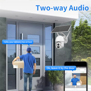 Werysafe Ubox Ngoài Trời Không Dây Wifi CCTV Năng Lượng Mặt Trời Máy Ảnh Pin <span class=keywords><strong>Sim</strong></span> Thẻ 4G An Ninh Tuya Ứng Dụng Thông Minh PTZ Dome Máy Ảnh - Product Image 5