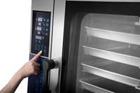 5 Pan abnehmbarer Dampf Rapid Baking Kombination Heißluft-Gas-Konvektion sofen mit Timer