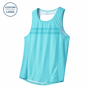 Camiseta Deportiva sin Mangas para Hombre, Personalizada con Logotipo, de Secado Rápido, para Gimnasio, Running y Entrenamiento - Product Image 1