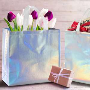Wholesale Custom Glossy Reusable Grocery High Quality Large Non-Woven Tote Shopping Bags - Product Image 2