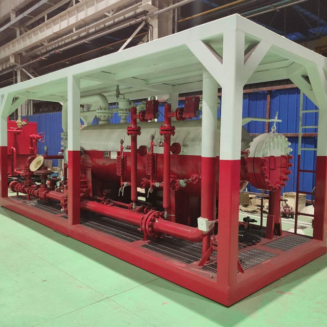 Well Testing Horizontal Oil Gas Water Three 3 Phase Separator