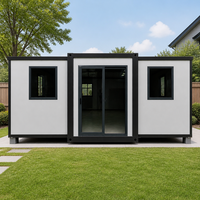 Maison conteneur préfabriquée extensible de luxe, 2 chambres, 20 pieds ou 40 pieds, norme australienne, à vendre