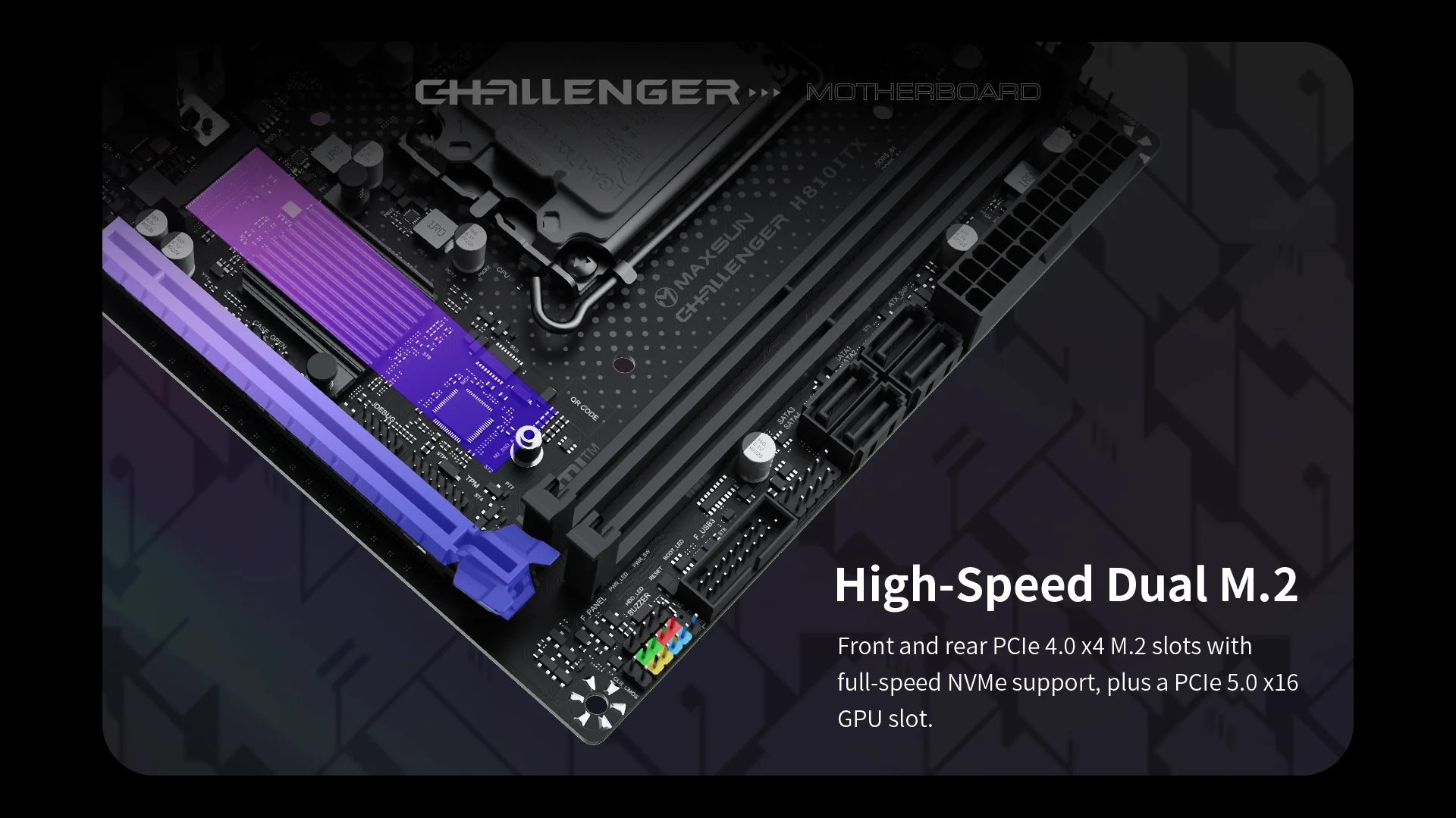 MAXSUN MS-Challenger H810ITX WIFI Motherboard - Mini-ITX Form