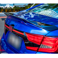 Usine d'accessoires automobiles Haosheng, aileron de coffre arrière de type R en fibre de carbone ABS pour Honda Accord 10e génération 2018 2019 2020 2021