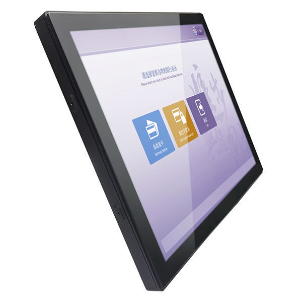IP65 Waterproof lcd monitor 8 10 12 15 156 173 185 215 238 24 27 32 inch True flat PCAP touch screen monitor with USB