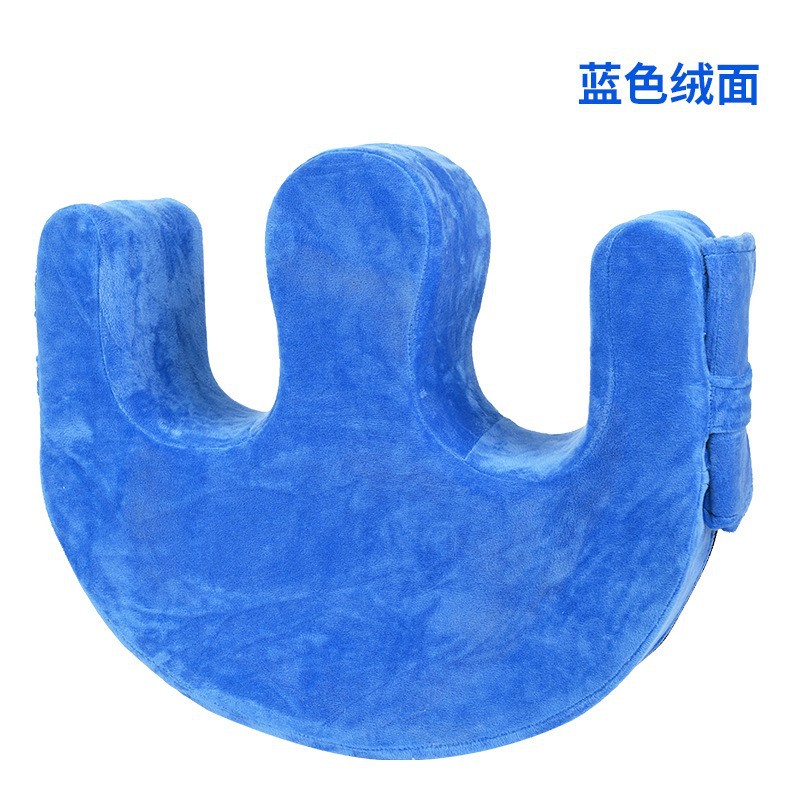 Light blue velvet arc