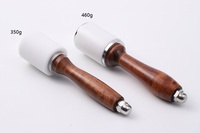 Marteau en nylon pour l'artisanat du cuir avec manche en bois YIFENG, marteau à cuir et marteau en caoutchouc